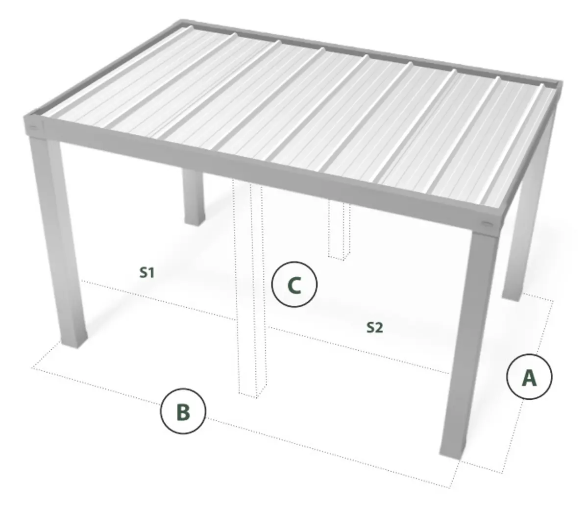 Carport kocsibeálló méretek és felépítés